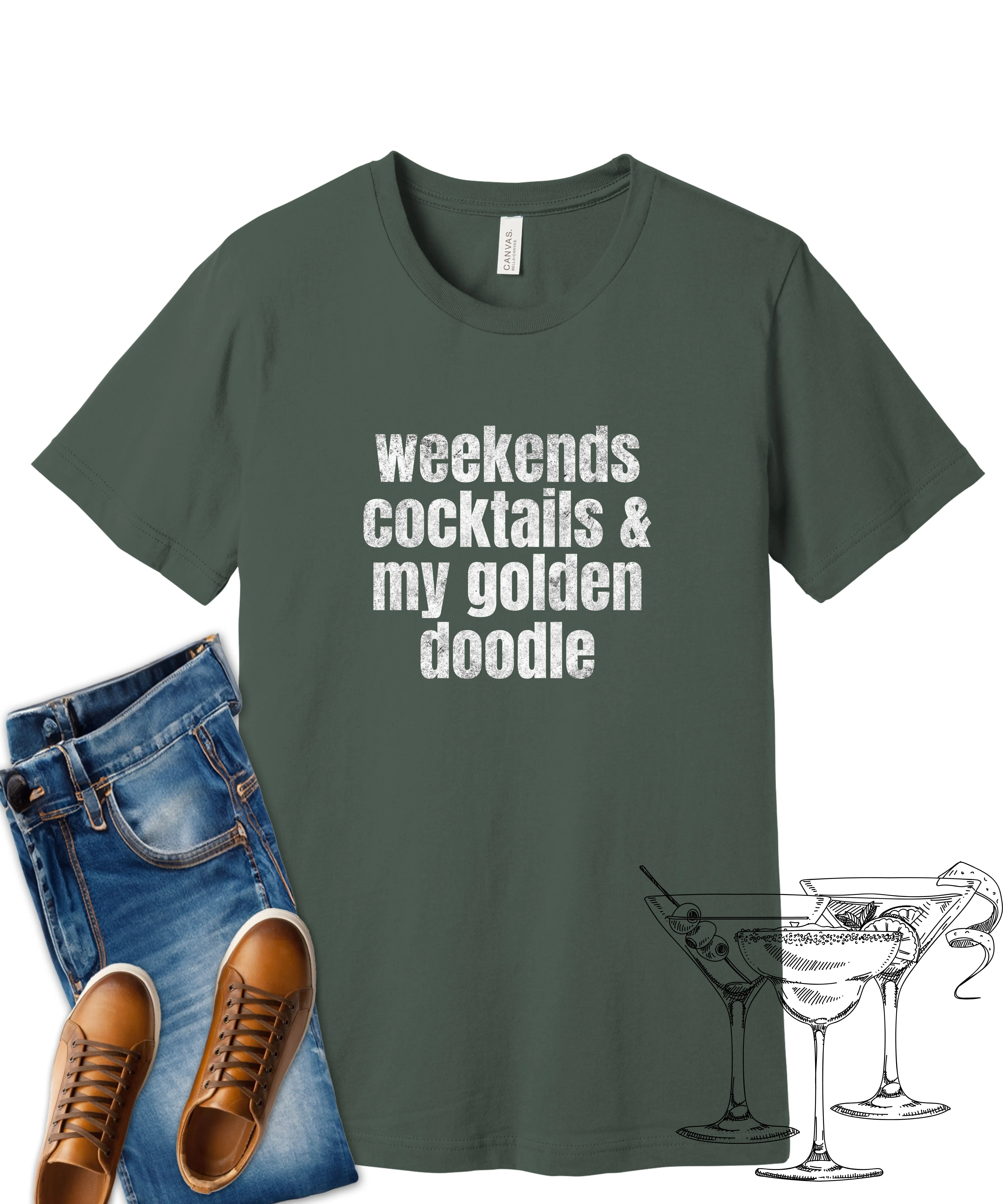 Weekends Cocktails and My Goldendoodle