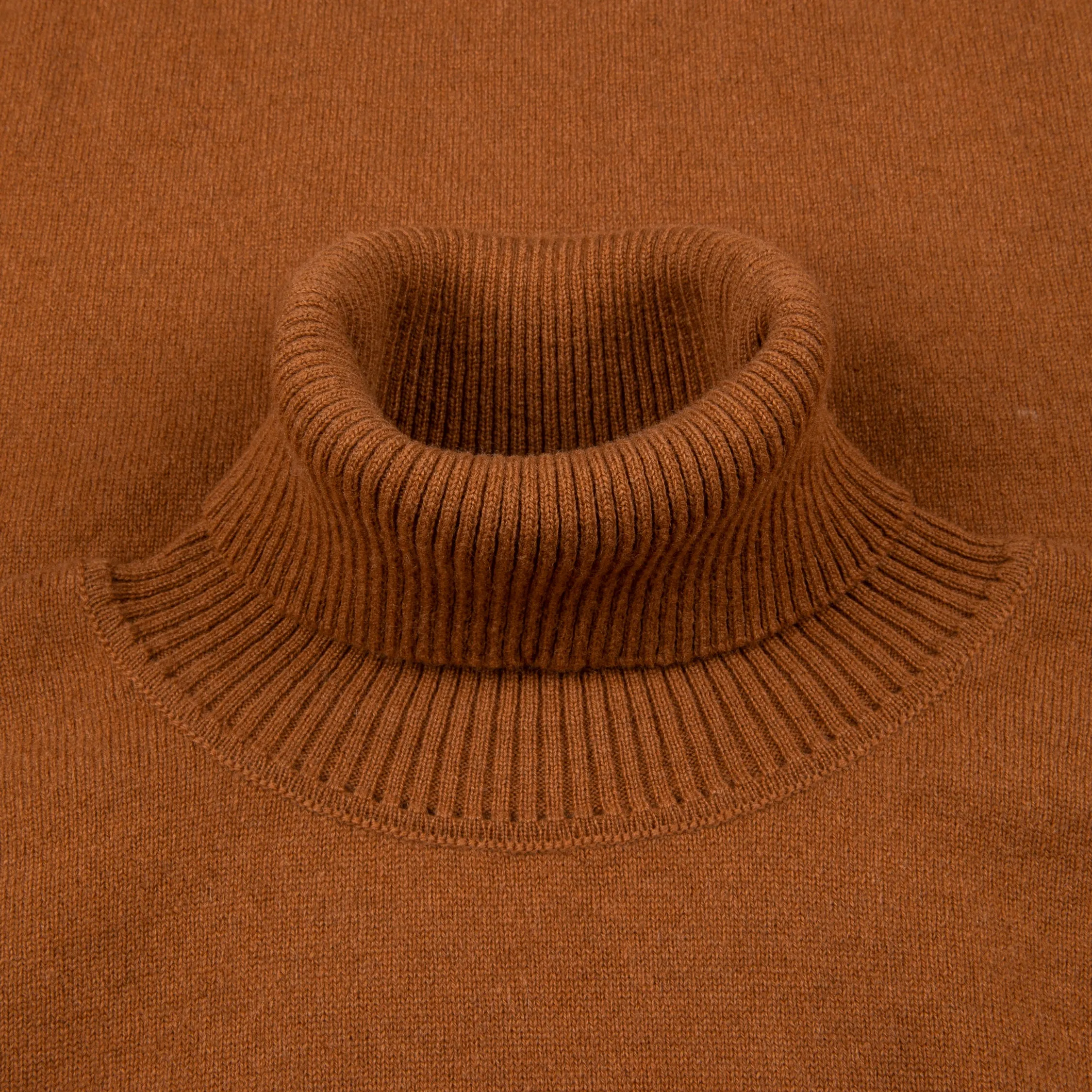 William Lockie x Frans Boone Rob Cashmere Roll-Neck Toffee