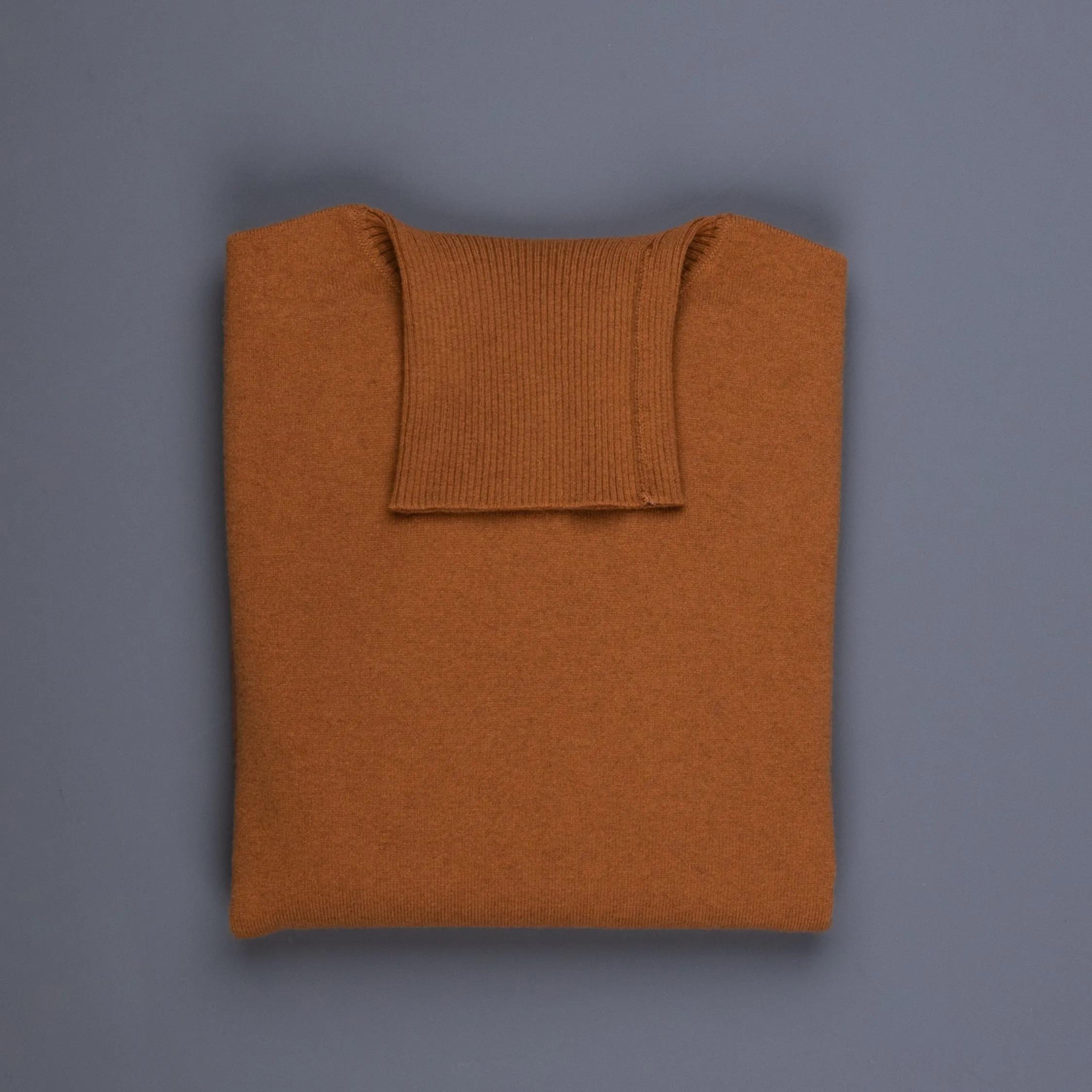William Lockie x Frans Boone Rob Cashmere Roll-Neck Toffee