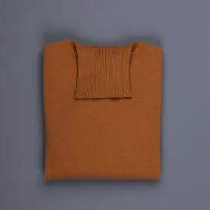 William Lockie x Frans Boone Rob Cashmere Roll-Neck Toffee