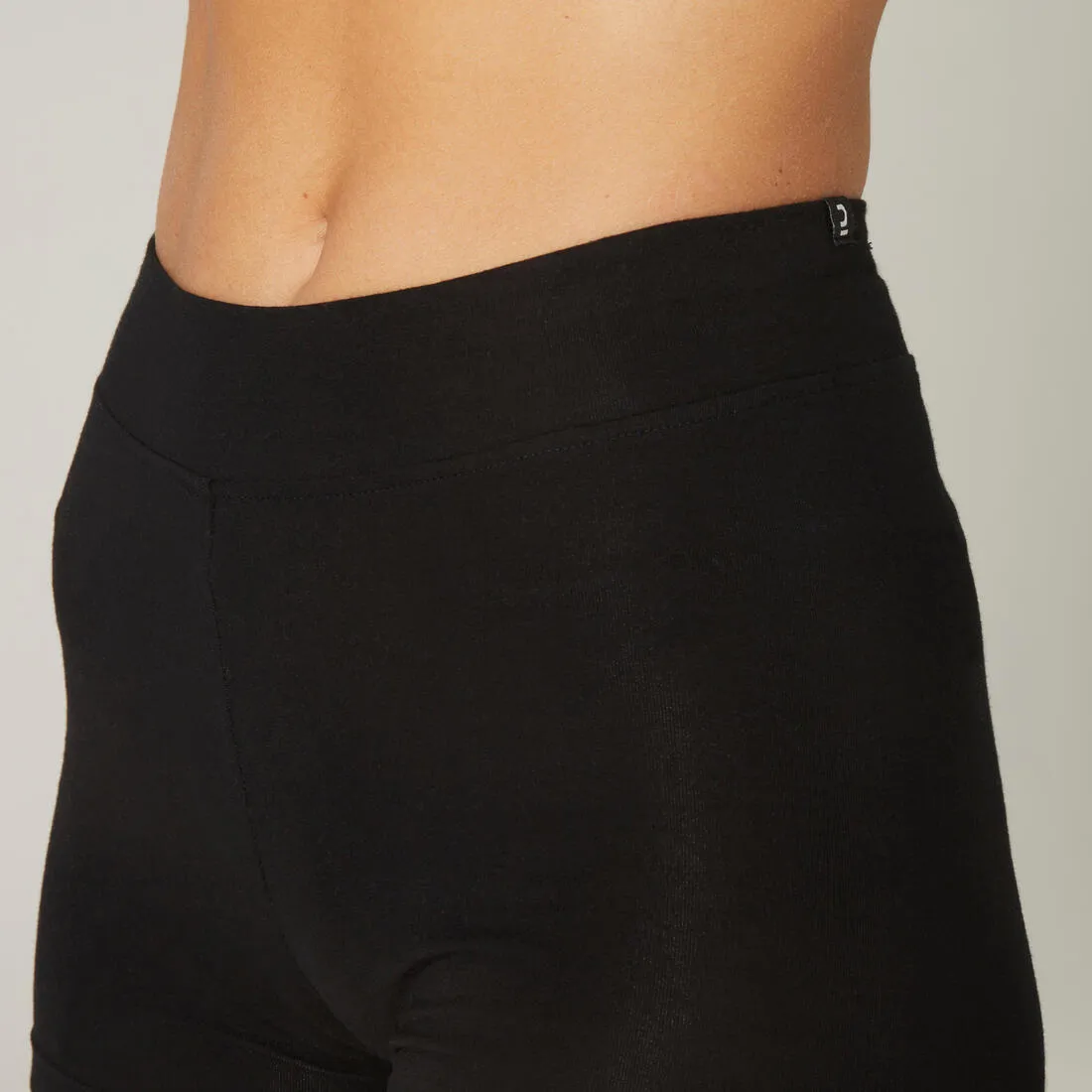 Women's Fitness Slim-Fit Shorts 500 - Black