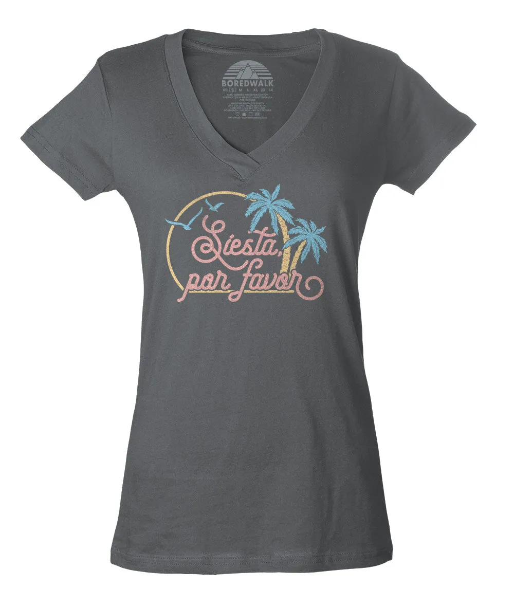 Women's Siesta Por Favor Vneck T-Shirt