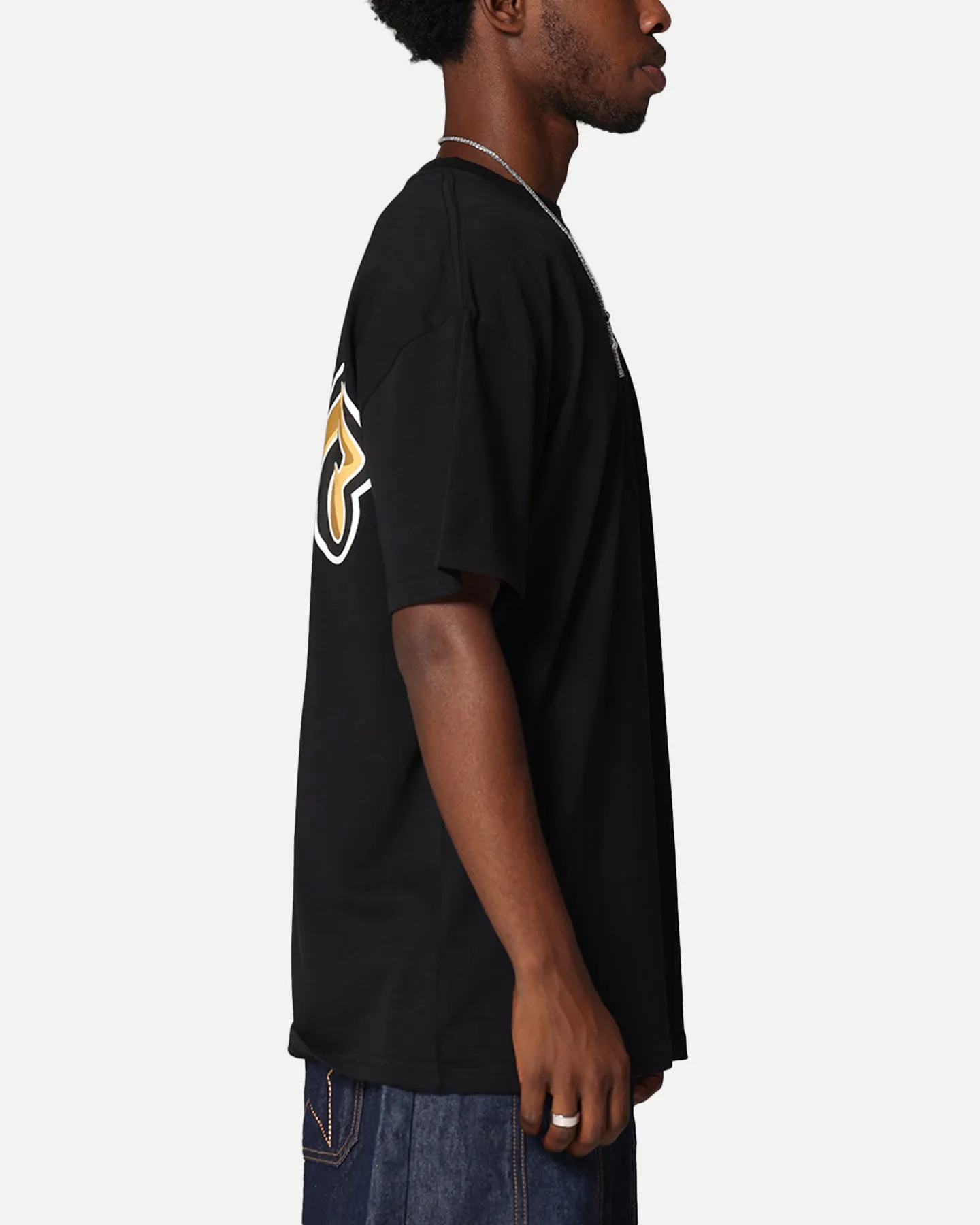 X-Large Folded Crown T-Shirt Solid Black