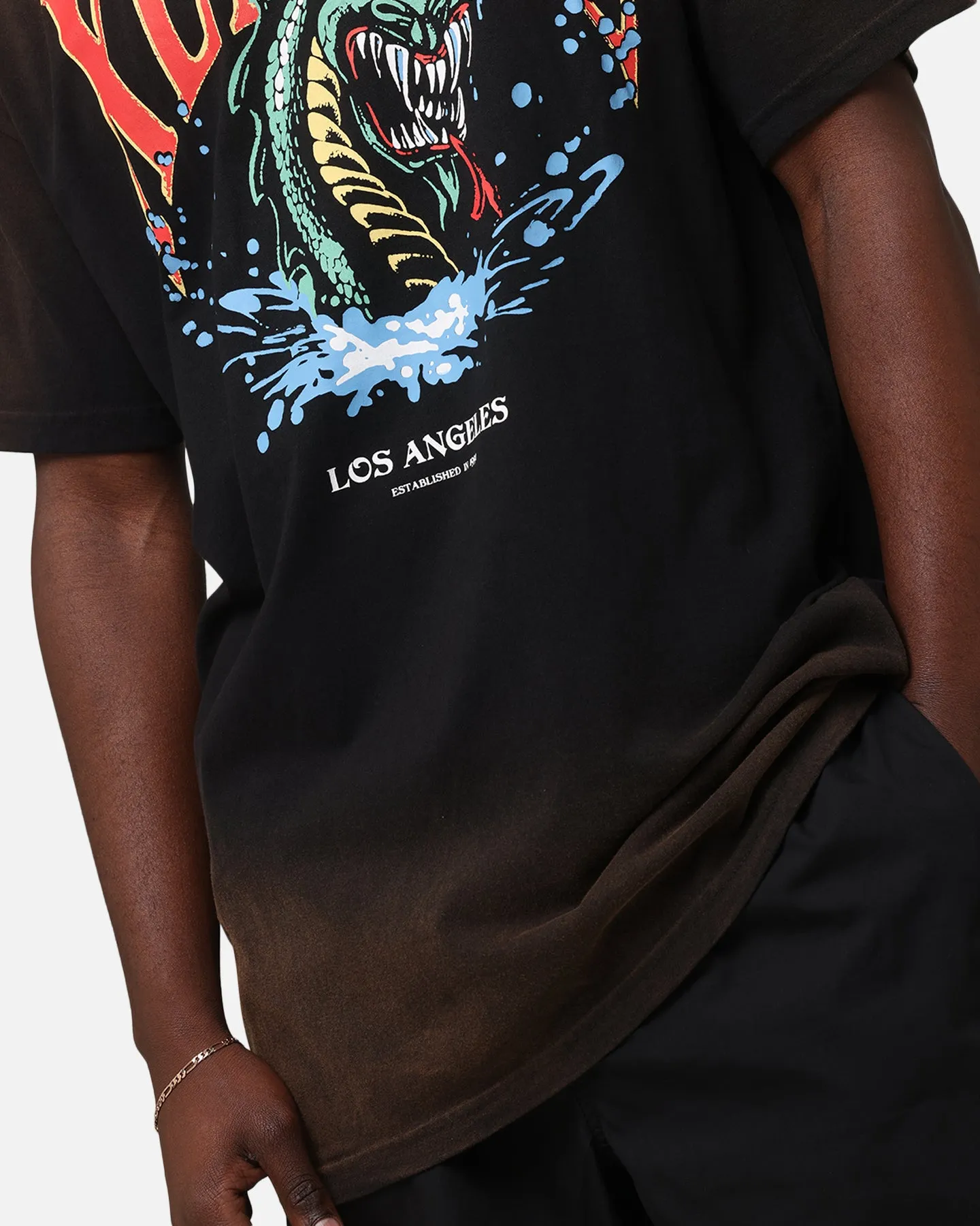 X-Large Serpent LA T-Shirt Coffee