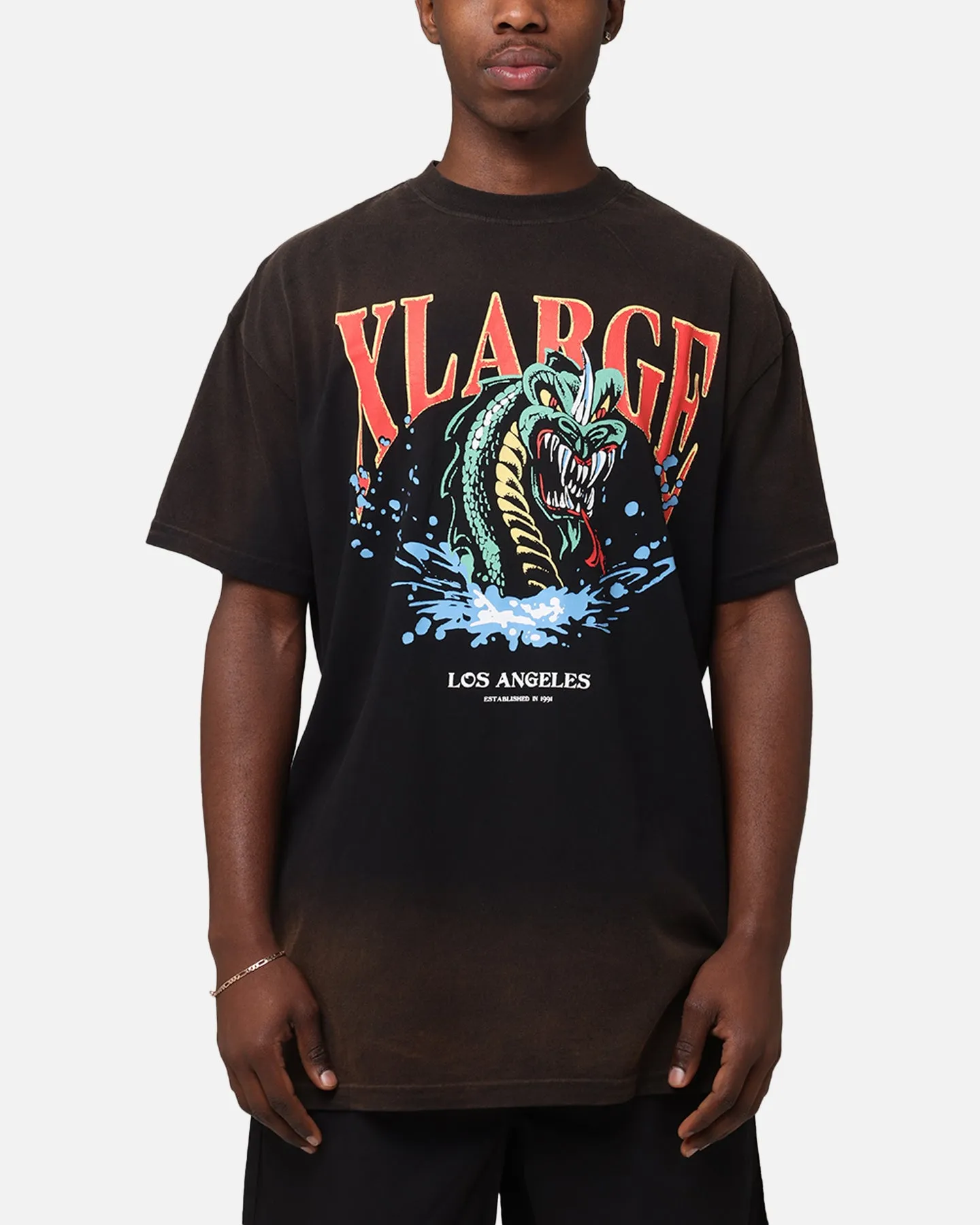 X-Large Serpent LA T-Shirt Coffee