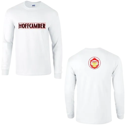 X5CAPE Generation 'The Offcamber' Longsleeve T-shirt White