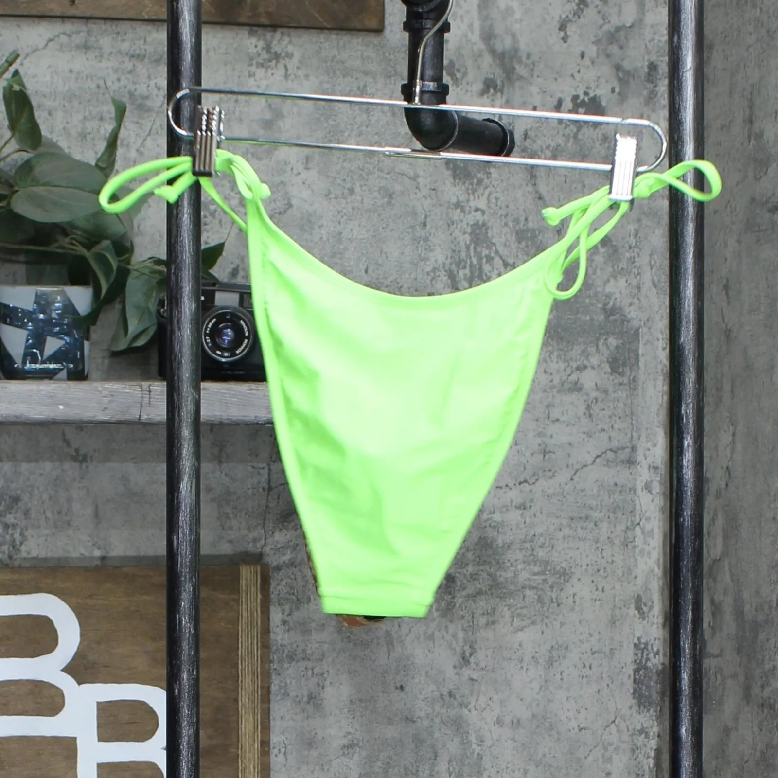 Xhilaration Juniors' High Leg V-String Bikini Bottom