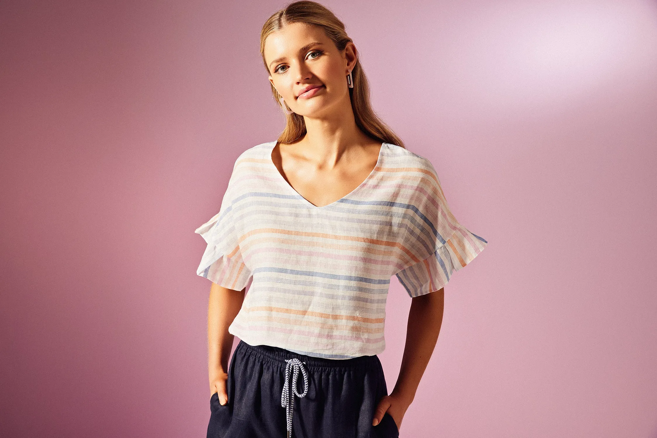 Yarra Trail Easy Linen Short yt23h5781