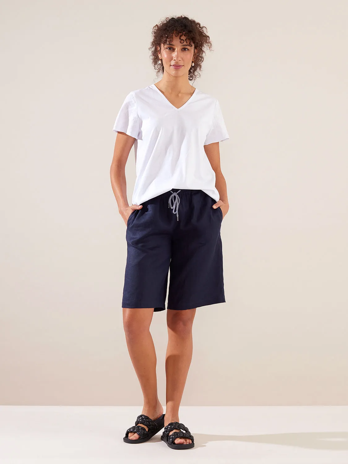Yarra Trail Easy Linen Short yt23h5781