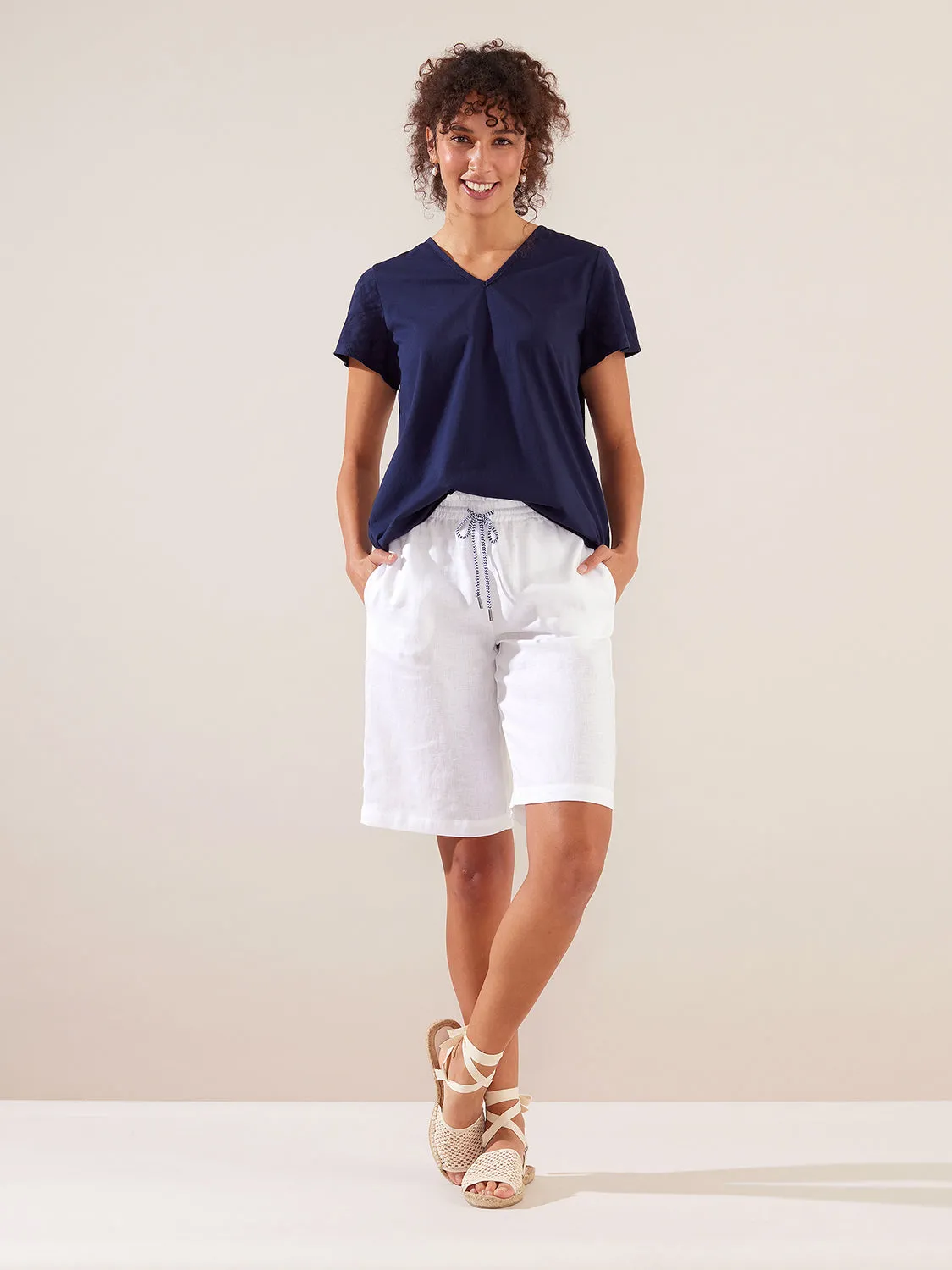 Yarra Trail Easy Linen Short yt23h5781
