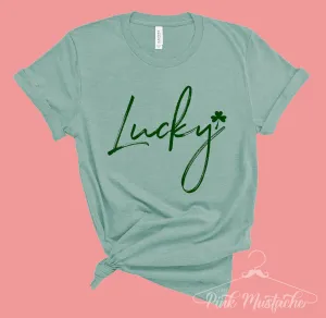 Youth and Adult Lucky St. Patrick's Day Shirt SALE - Quick Shipping